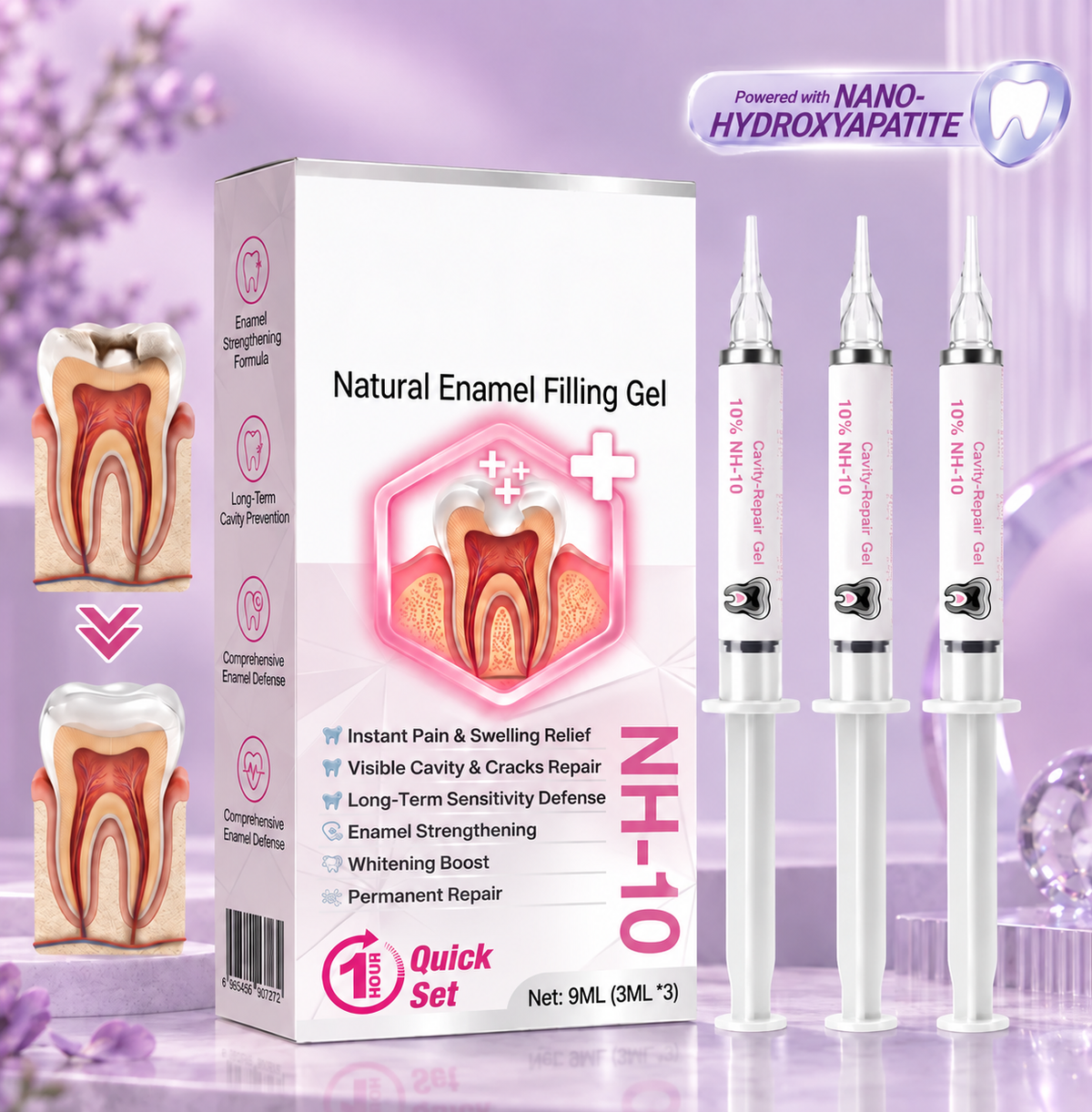 🏆DenPerm Cavity-Repair Natural Enamel Filling Gel