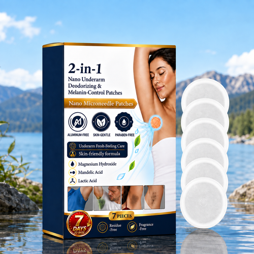 2-in-1 Nano Underarm Deodorizing & Melanin-Control Patches